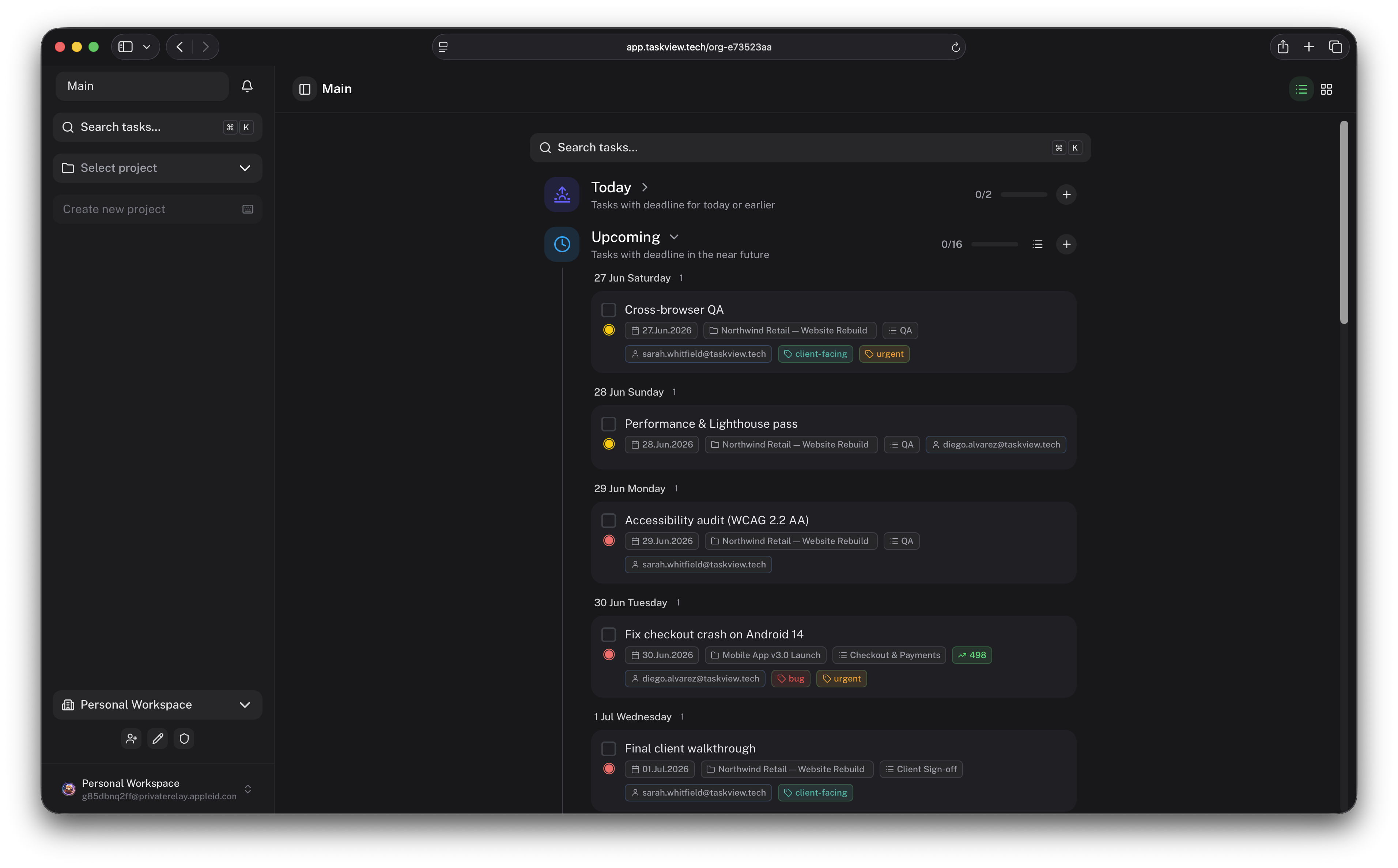 https://github.com/Gimanh/taskview-community/blob/HEAD/Main dashboard with collapsed sidebar (dark theme)