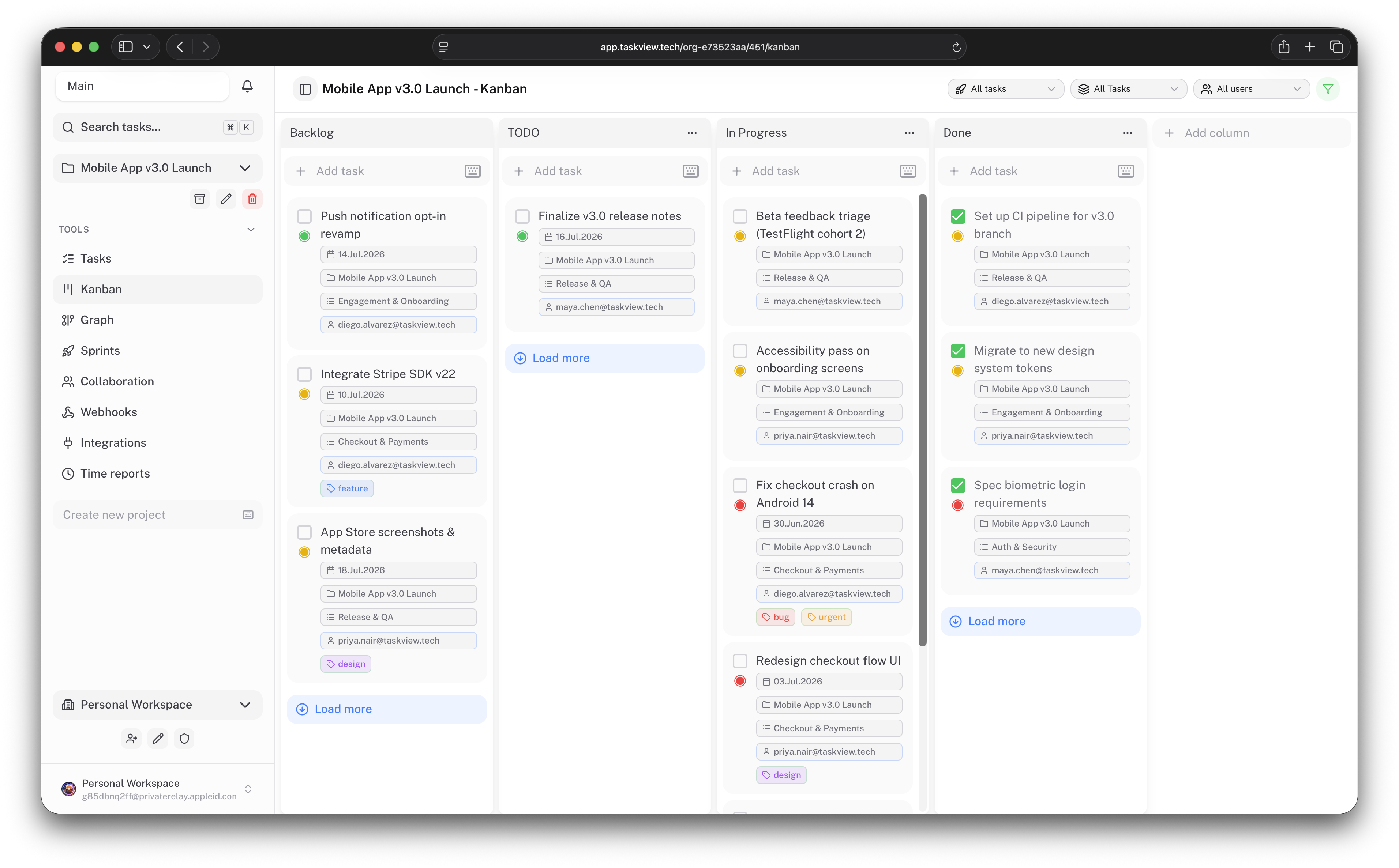 https://github.com/Gimanh/taskview-community/blob/HEAD/Kanban board (light theme)