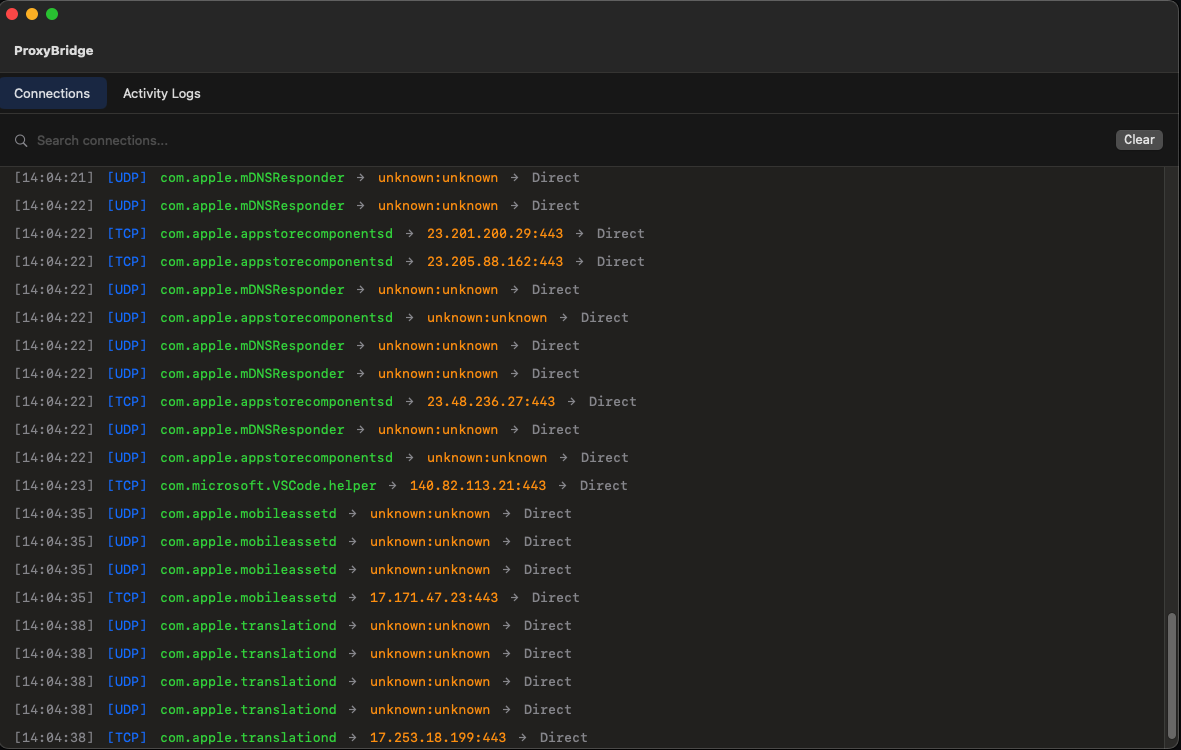 https://github.com/InterceptSuite/ProxyBridge/blob/HEAD/ProxyBridge macOS Main Interface