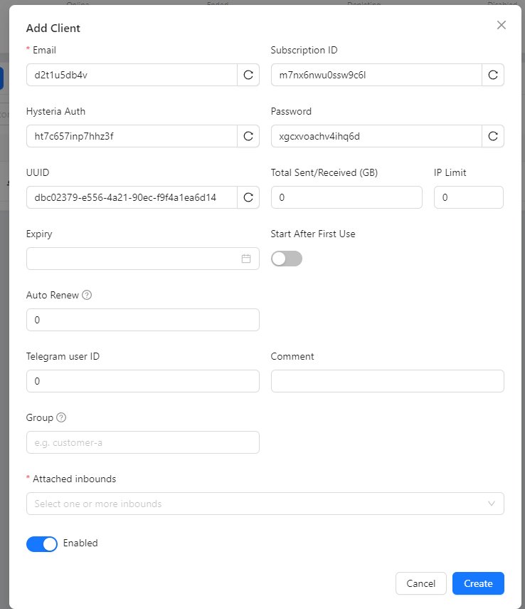 https://github.com/MHSanaei/3x-ui/blob/HEAD/Add client