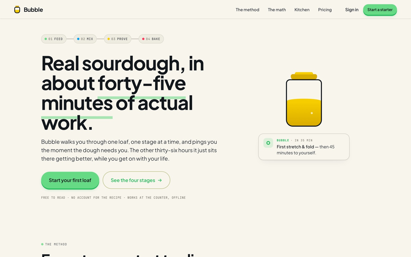 https://github.com/Nutlope/hallmark/blob/HEAD/Bubble guided sourdough app hero