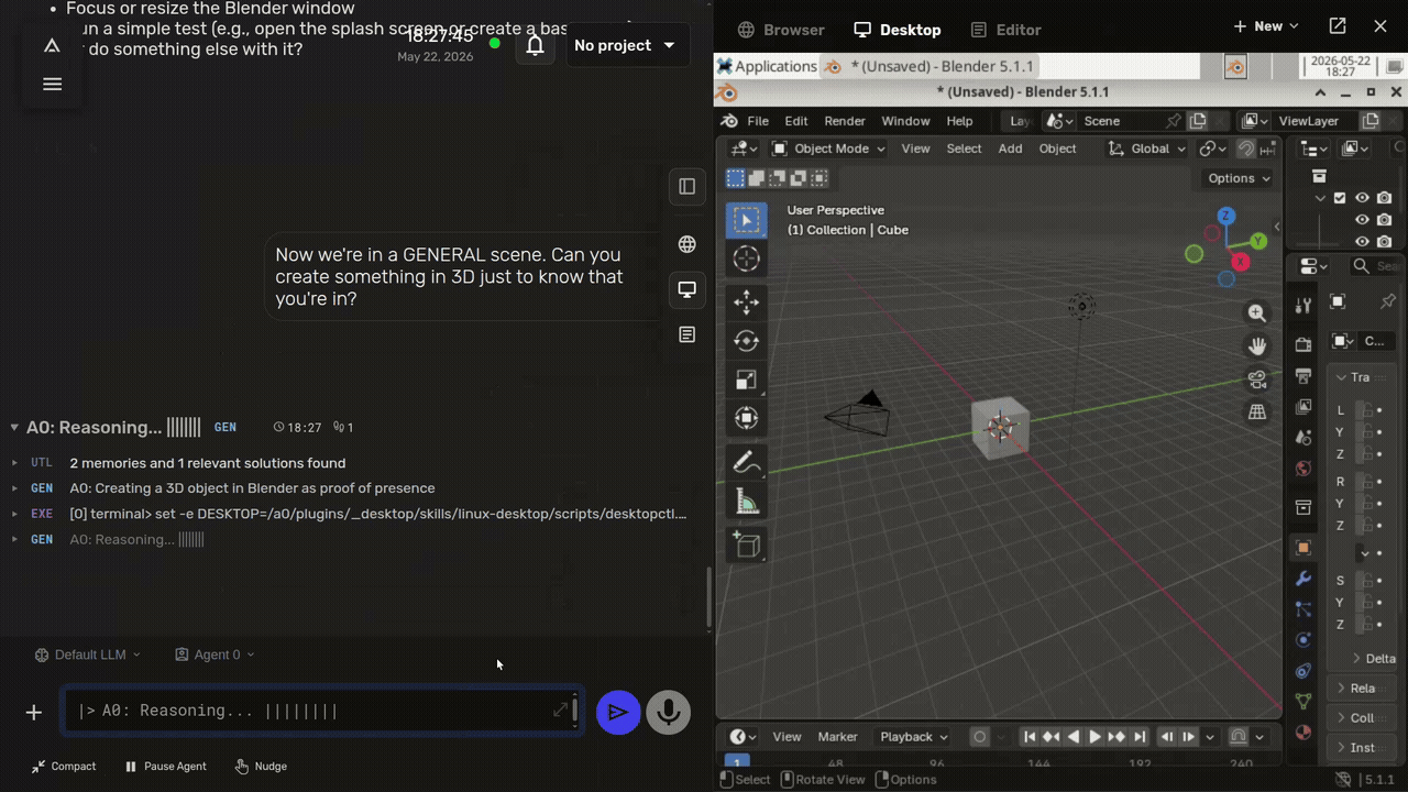 https://github.com/agent0ai/agent-zero/blob/HEAD/Agent Zero driving Blender in its built-in XFCE desktop