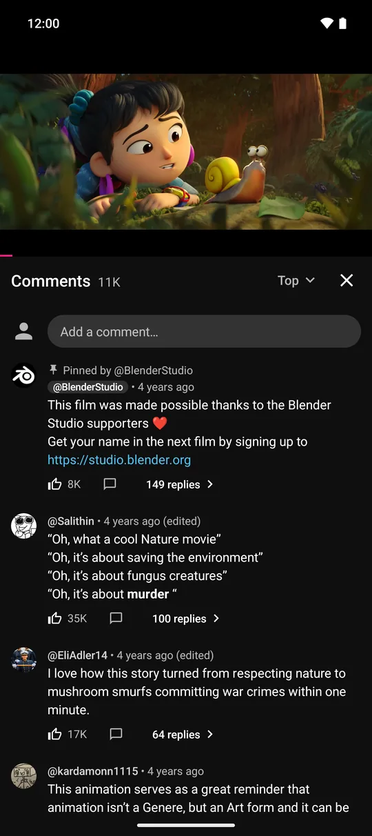 https://github.com/aleixrodriala/newtube/blob/HEAD/Comments panel under the video