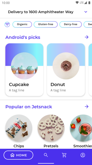 https://github.com/android/compose-samples/blob/HEAD/Jetsnack sample demo