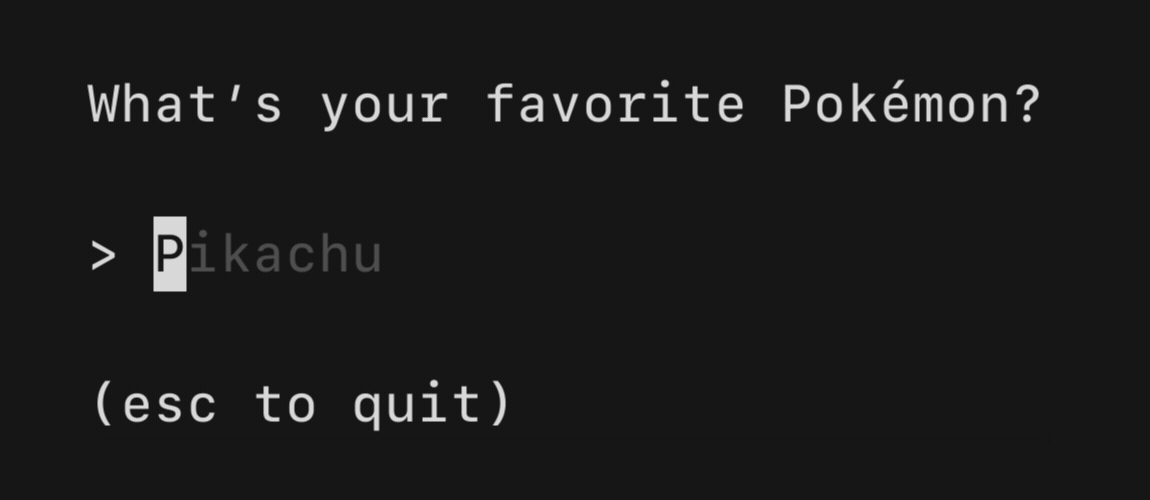 https://github.com/charmbracelet/bubbletea/blob/HEAD/Text Input Example from Bubbles