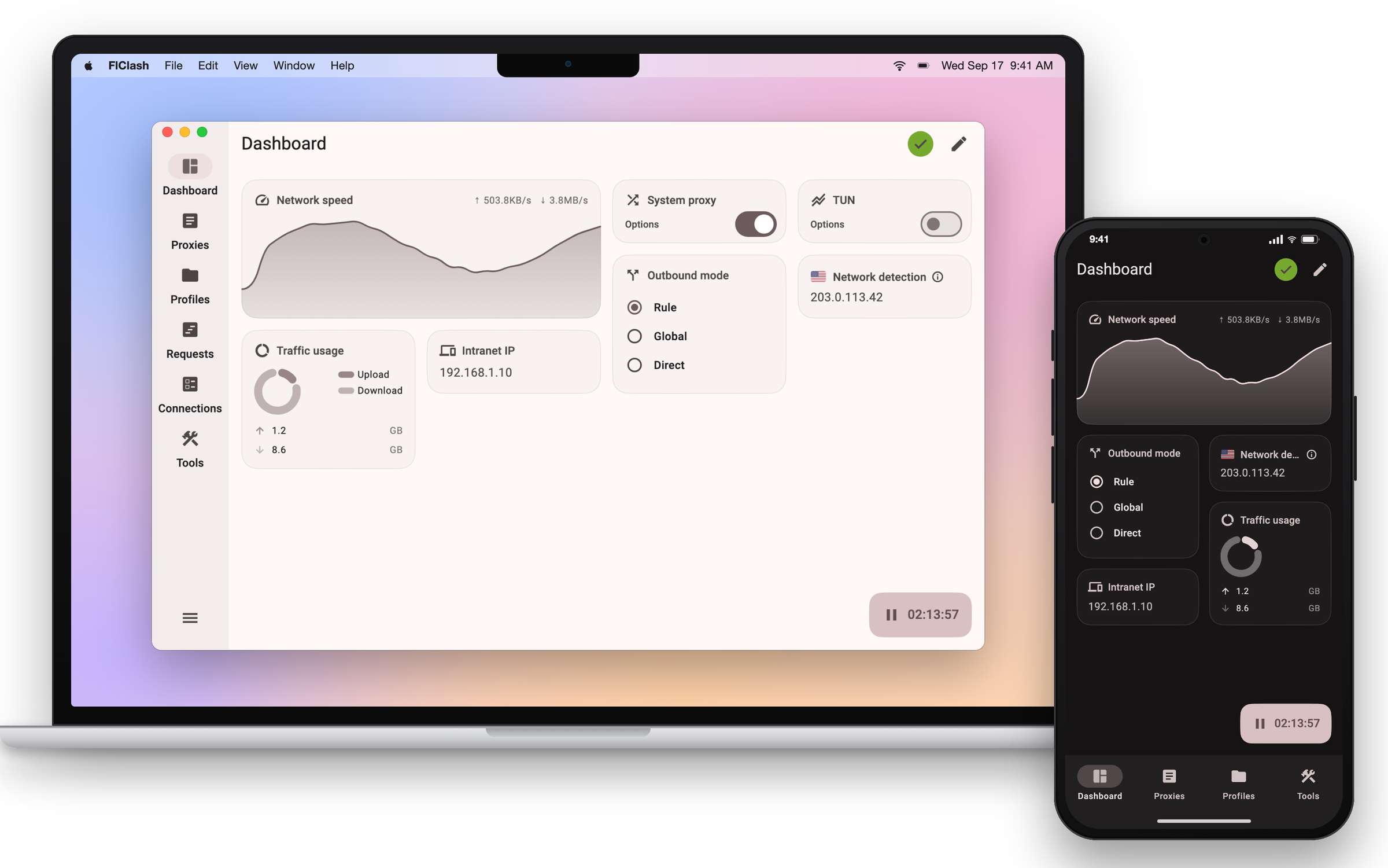 https://github.com/chen08209/FlClash/blob/HEAD/FlClash on desktop and mobile