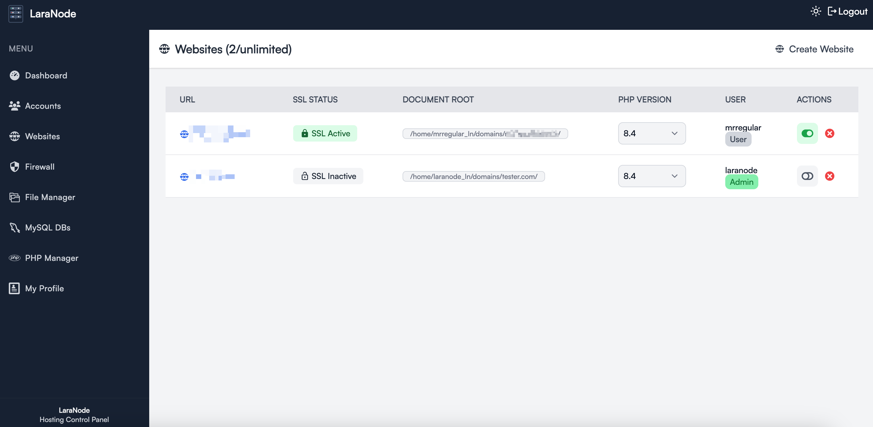 https://github.com/crivion/laranode/blob/HEAD/Websites (Light)