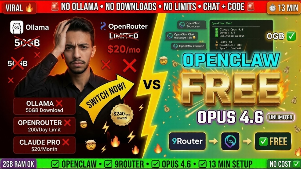 https://github.com/decolua/9router/blob/HEAD/FREE OpenClaw with Claude Opus