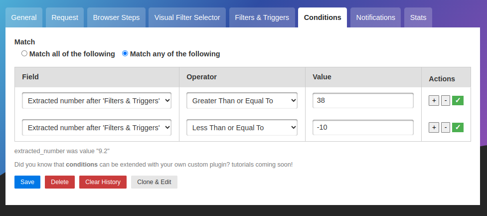 https://github.com/dgtlmoon/changedetection.io/blob/HEAD/Conditional web page changes