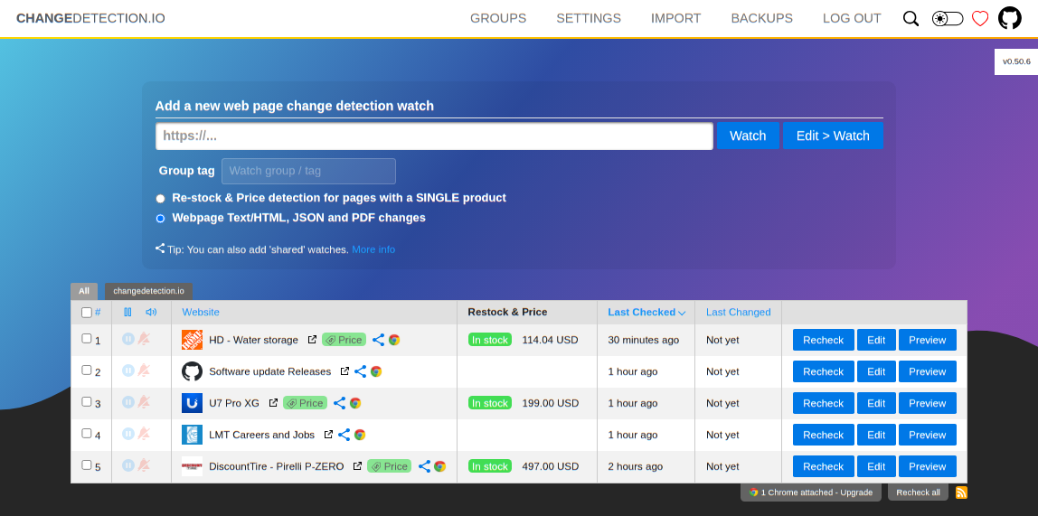https://github.com/dgtlmoon/changedetection.io/blob/HEAD/Web site page change monitoring