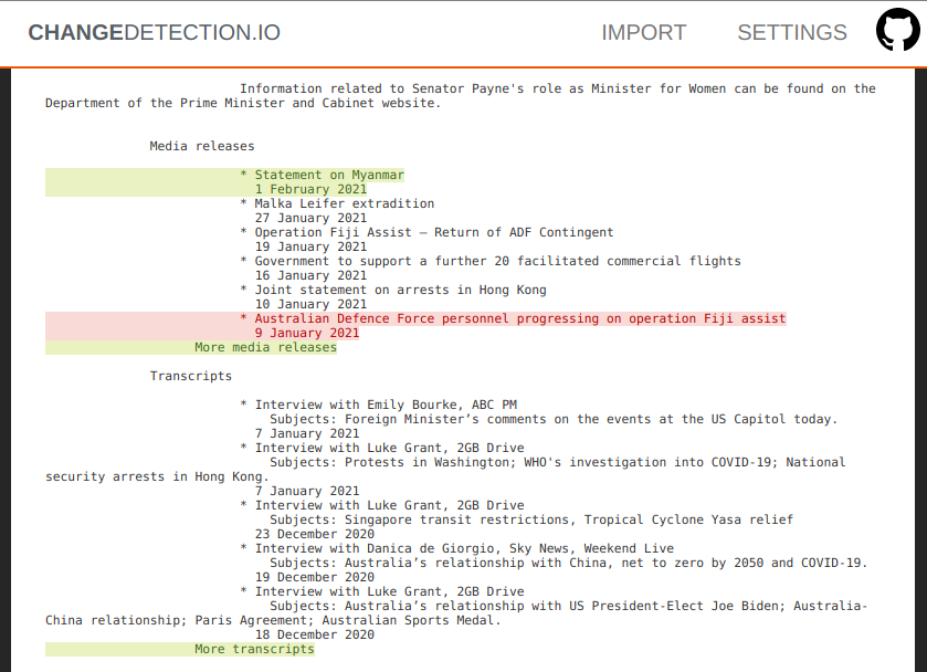 https://github.com/dgtlmoon/changedetection.io/blob/HEAD/Self-hosted web page change monitoring context difference