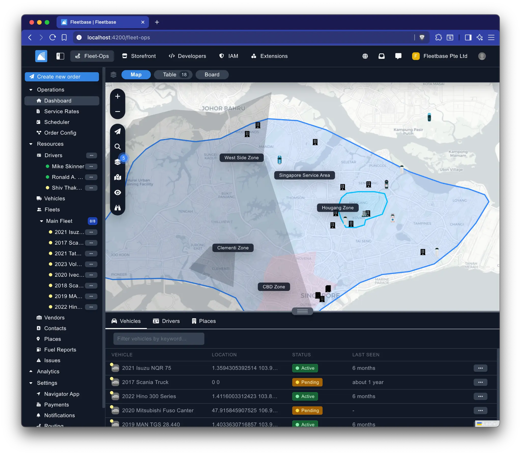 https://github.com/fleetbase/fleetbase/blob/HEAD/Fleetbase Fleet Map with Zones