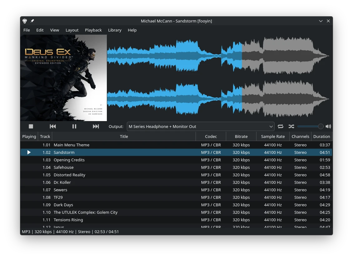 https://github.com/fooyin/fooyin/blob/HEAD/Waveform layout