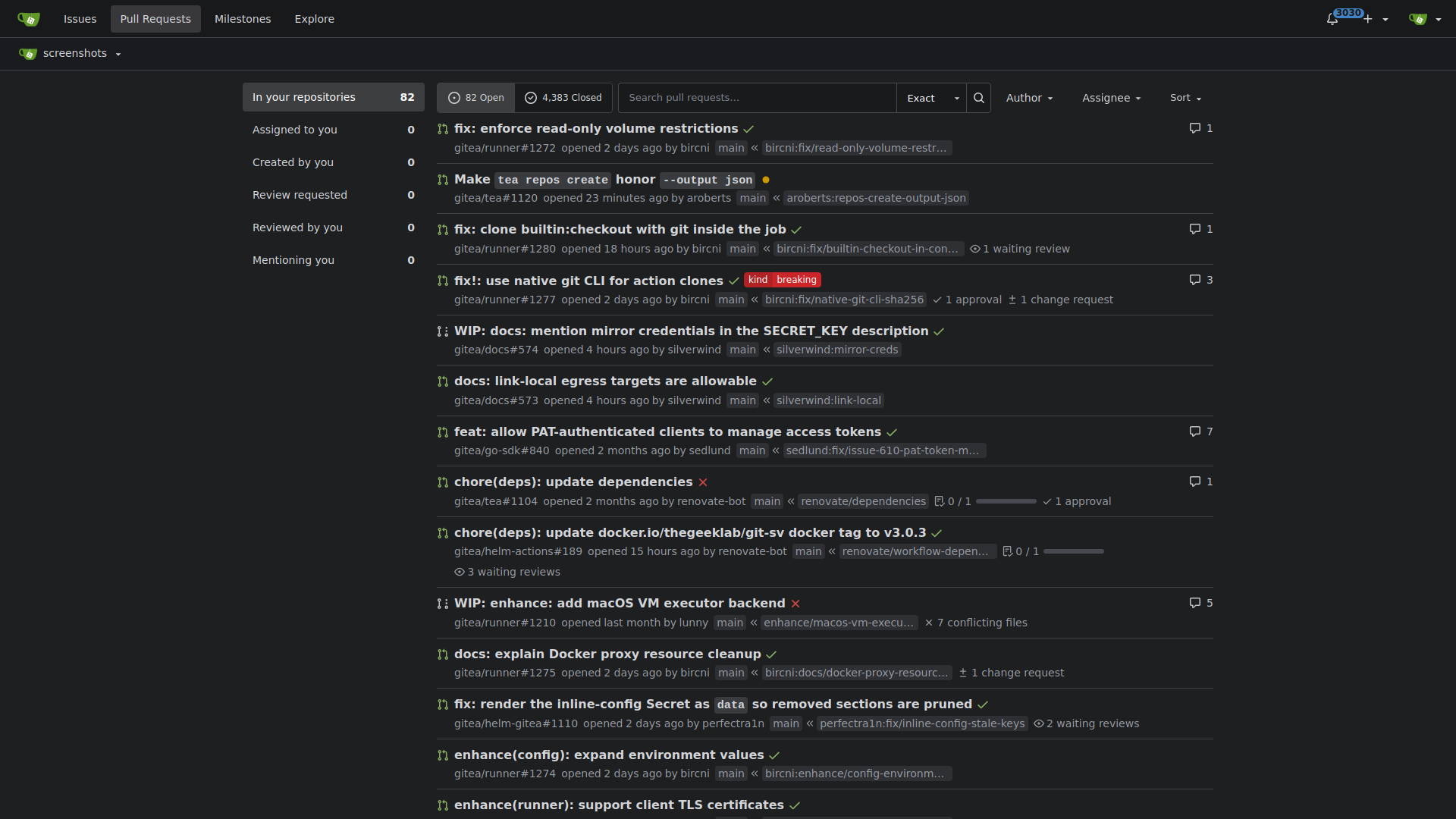 Pull Requests