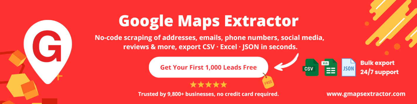 G Maps Extractor