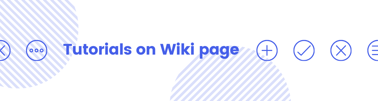 Tutorials on Wiki