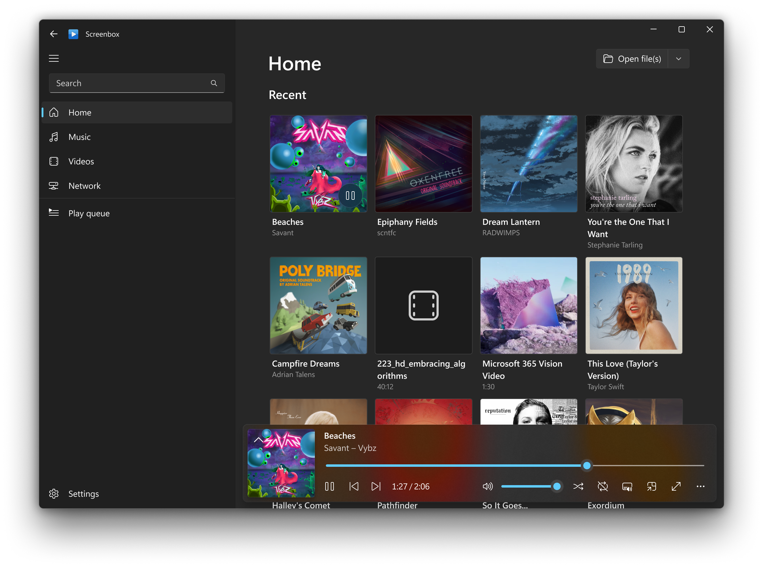 https://github.com/huynhsontung/Screenbox/blob/HEAD/Screenshot of the Screenbox home page.