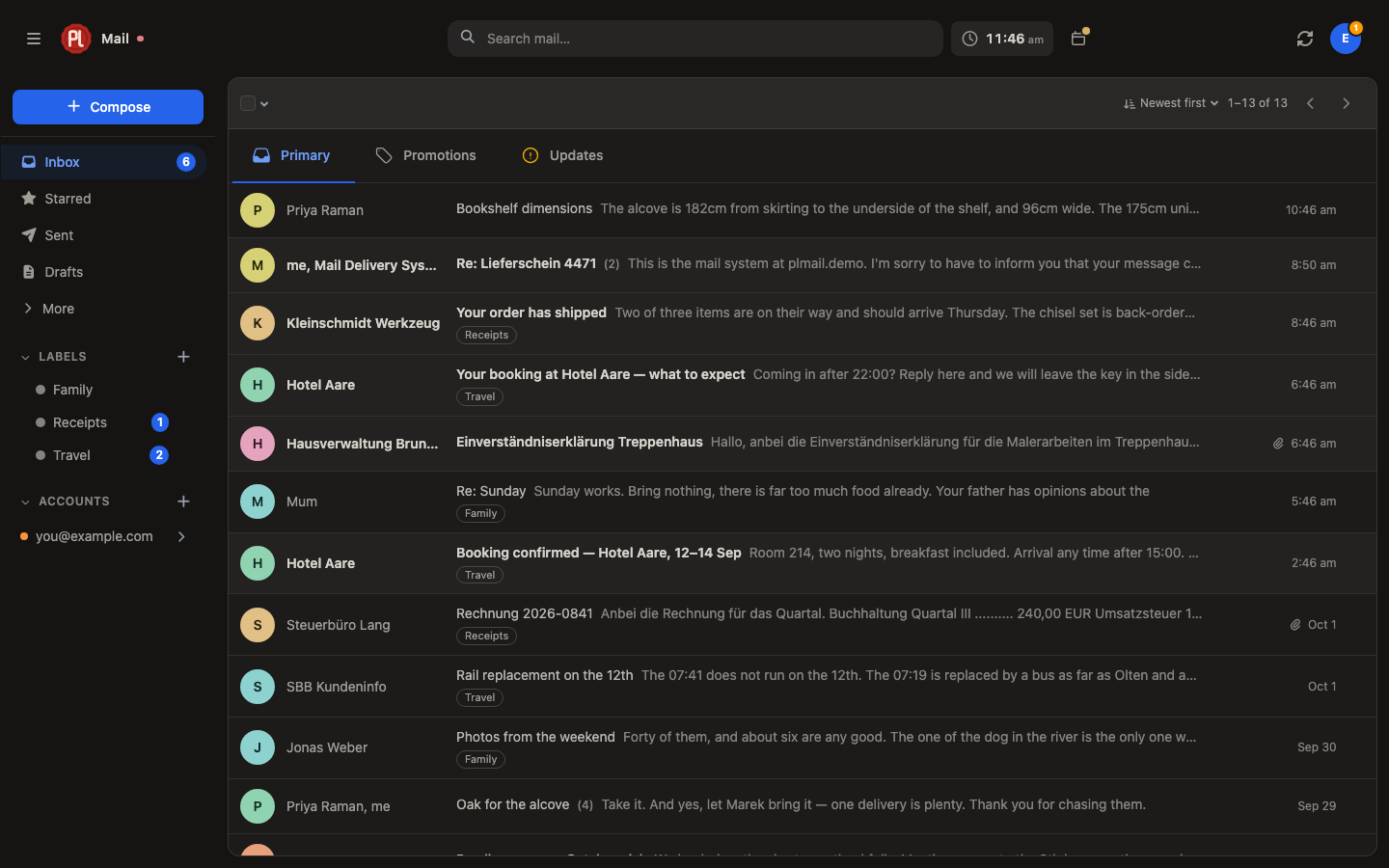 Dark mode