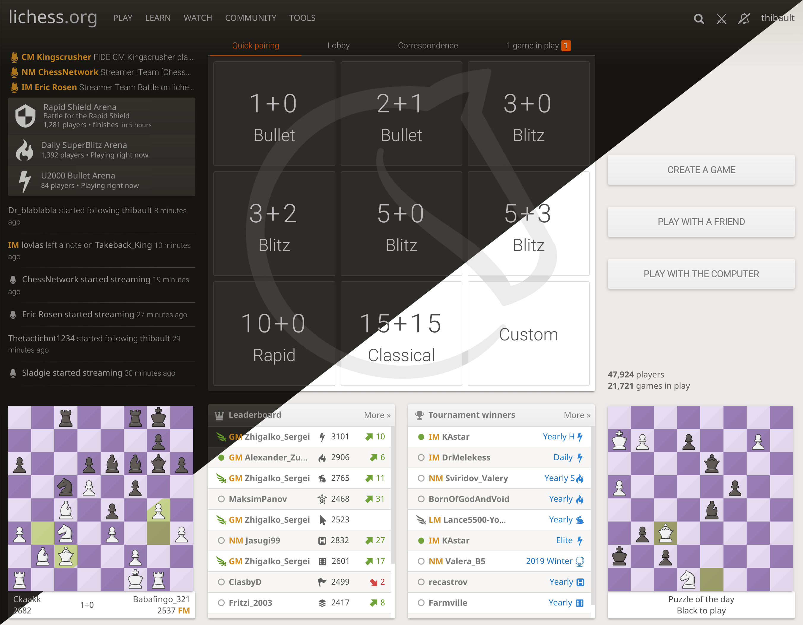 https://github.com/lichess-org/lila/blob/HEAD/Lichess homepage