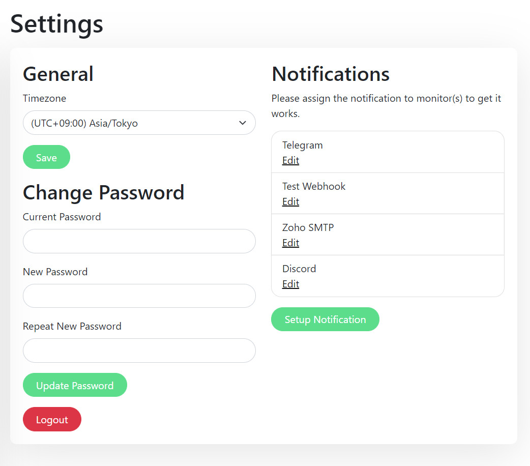 https://github.com/louislam/uptime-kuma/blob/HEAD/Uptime Kuma Settings Page Screenshot