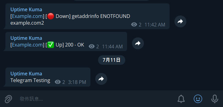 https://github.com/louislam/uptime-kuma/blob/HEAD/Uptime Kuma Telegram Notification Sample Screenshot