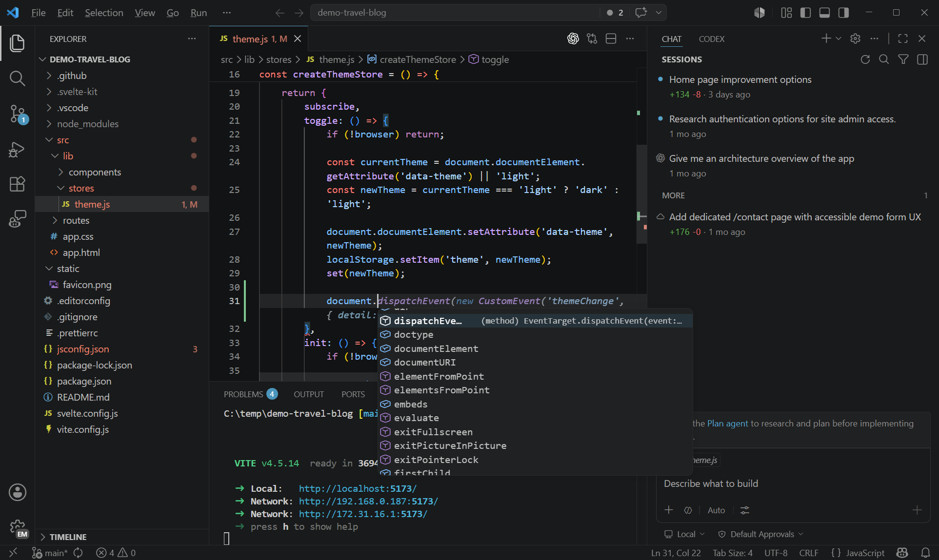https://github.com/microsoft/vscode/blob/HEAD/VS Code in action