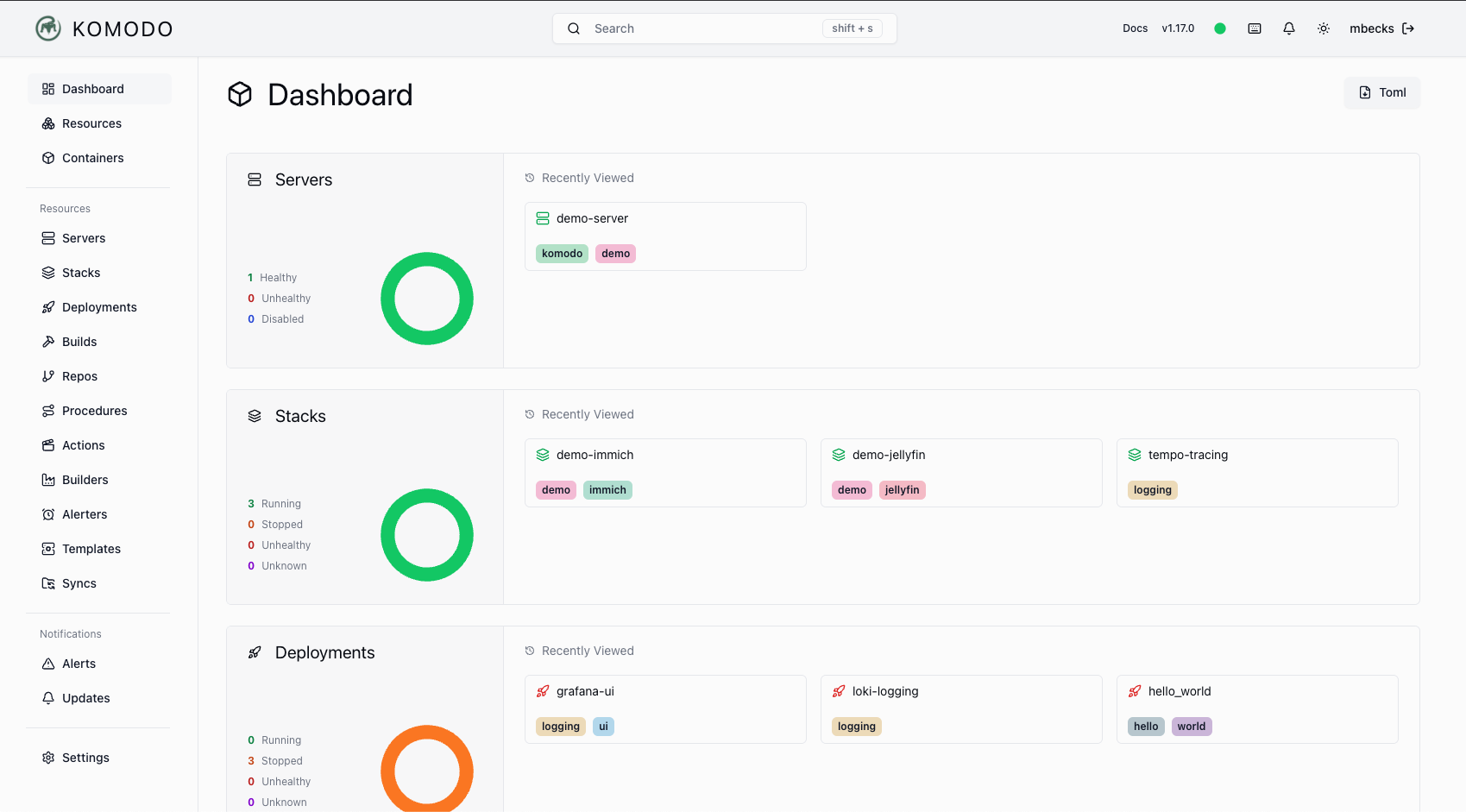 Dashboard