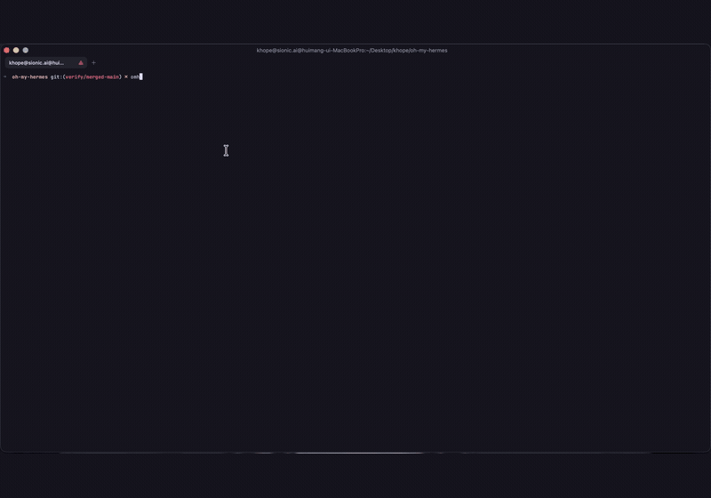 https://github.com/rlaope/oh-my-hermes/blob/HEAD/omh setup installing the OMH workflows