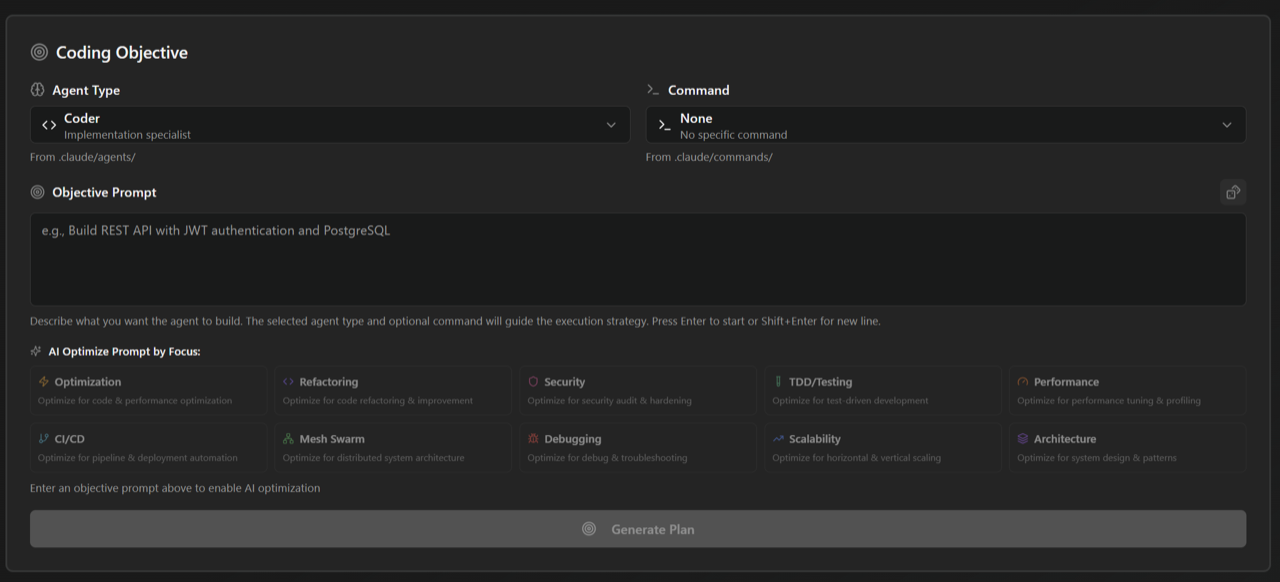 https://github.com/ruvnet/ruflo/blob/HEAD/goal.ruv.io/agents — RuFlo Goal-Oriented Action Planning (GOAP) UI for autonomous AI agents. Visual goal decomposition, A* search through state spaces, multi-agent task assignment, and live agent telemetry.