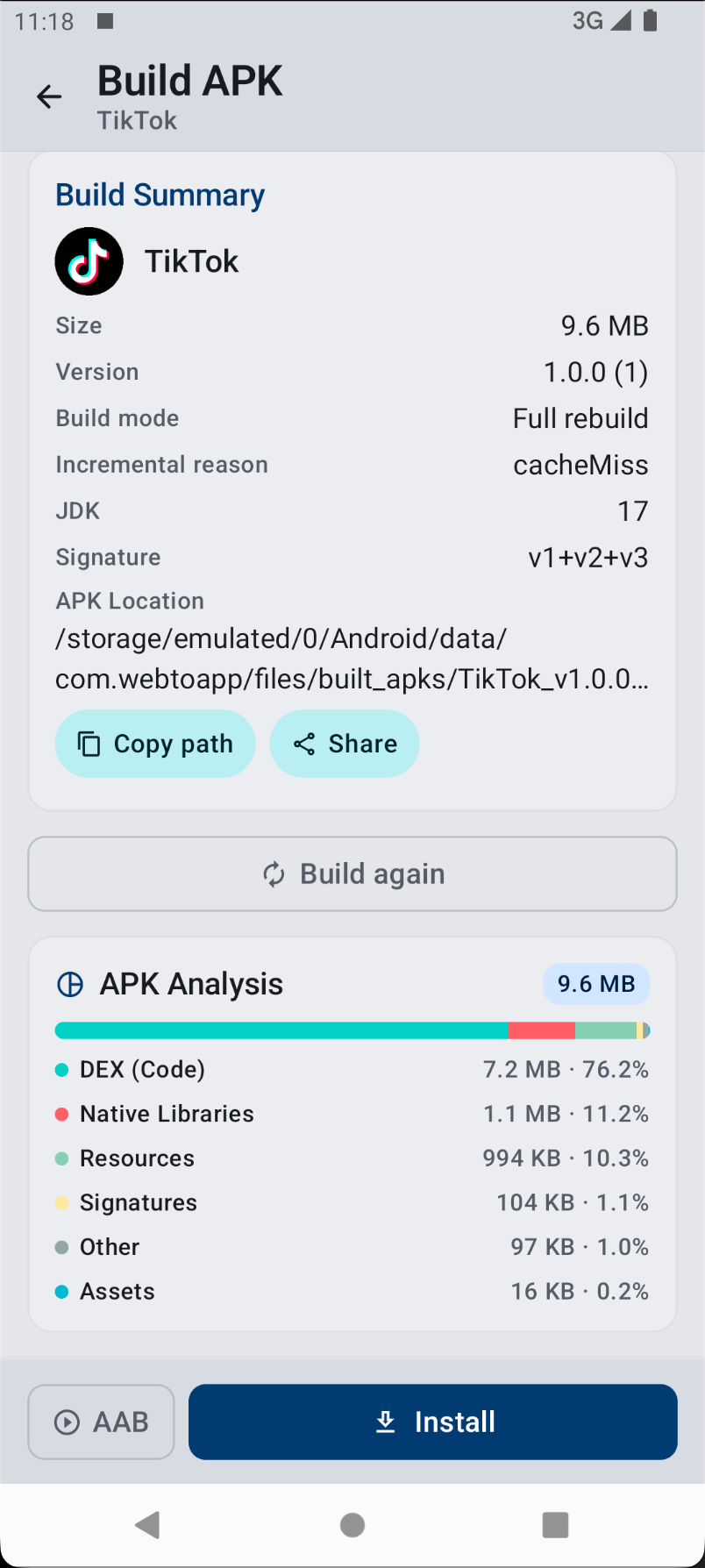 https://github.com/shiaho777/web-to-app/blob/HEAD/Build summary with APK size analysis