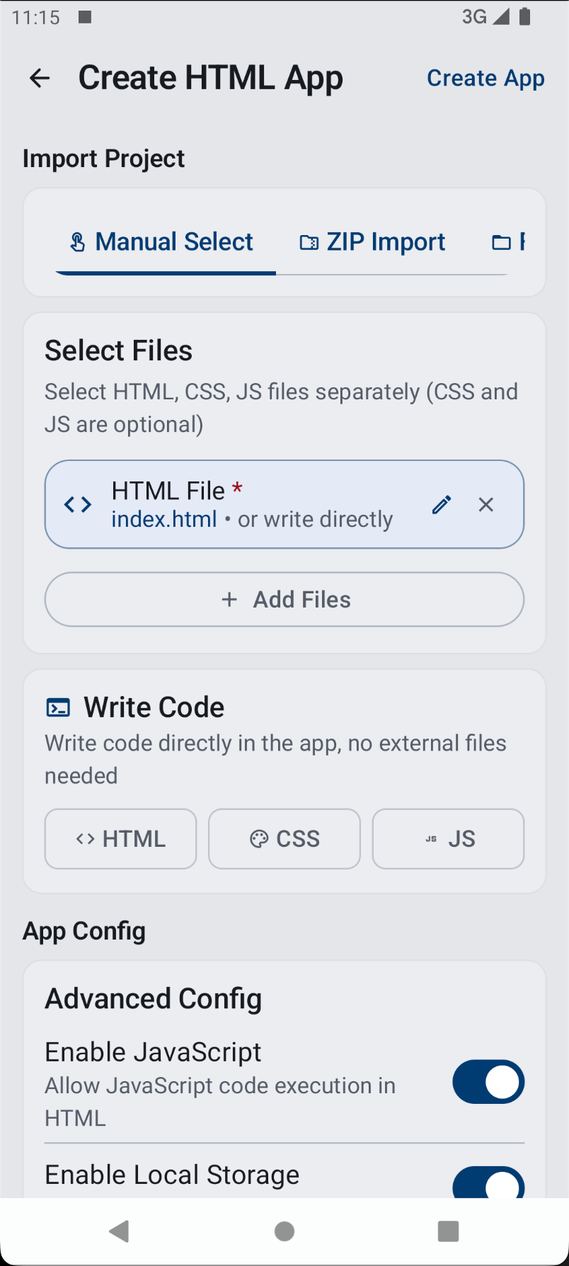 https://github.com/shiaho777/web-to-app/blob/HEAD/HTML project import