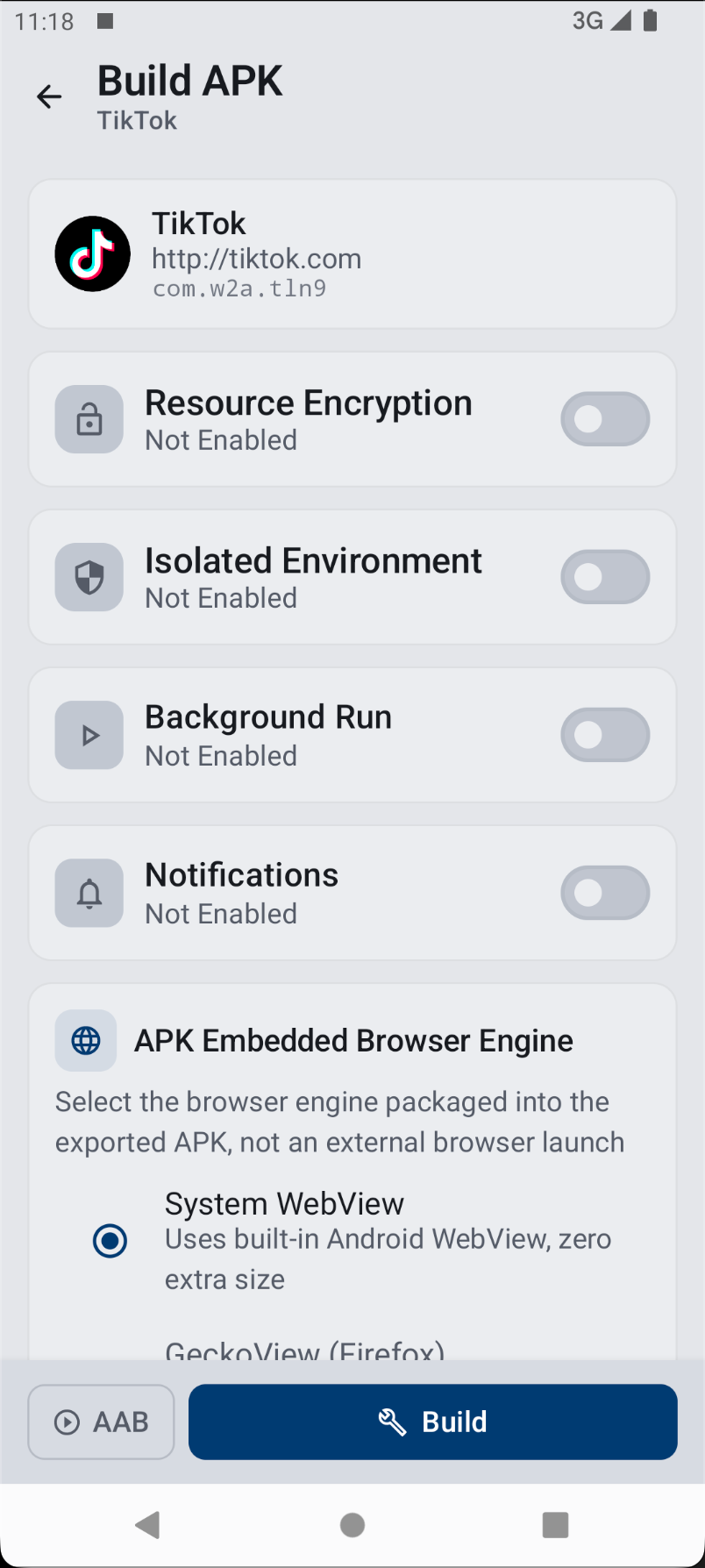 https://github.com/shiaho777/web-to-app/blob/HEAD/Build APK dialog options