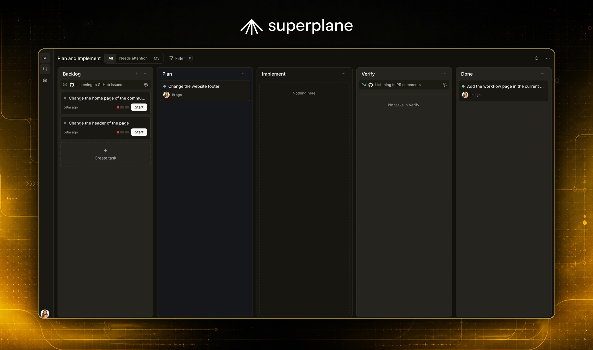 https://github.com/superplanehq/superplane/blob/HEAD/SuperPlane software factory moving routine engineering work from backlog to a reviewed pull request