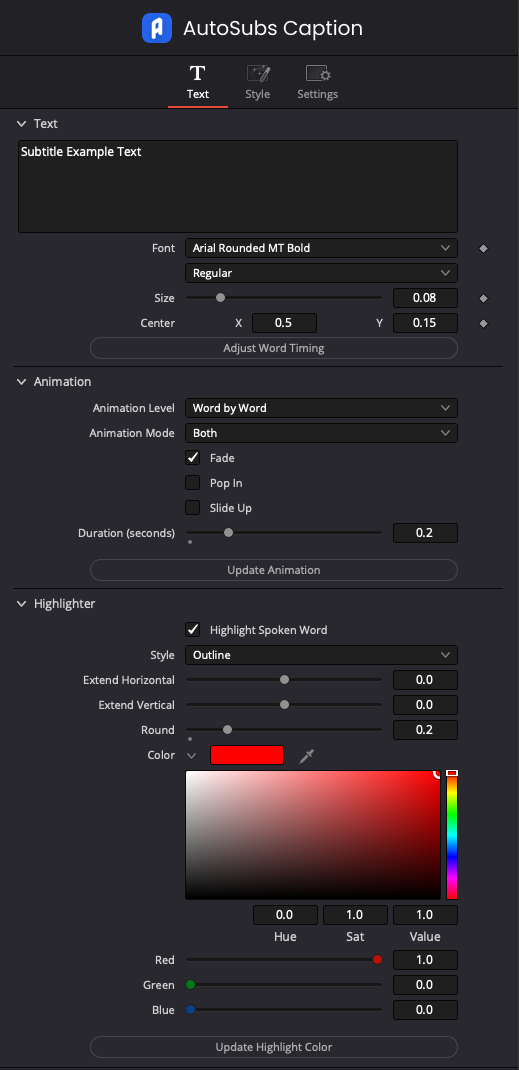 https://github.com/tmoroney/auto-subs/blob/HEAD/Advanced Settings